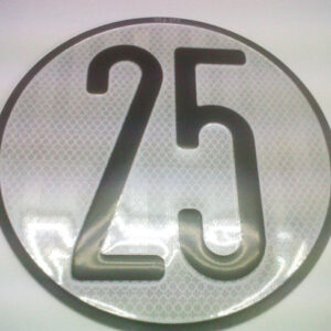 Placa Velocidad 25